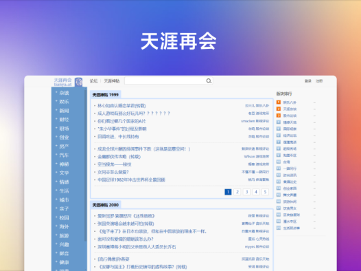 天涯再会:天涯神贴在线版